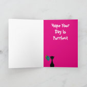 De koele medio-eeuw-Moderne Gepersonaliseerde Kaart (Binnen)