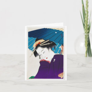 De koele oosterse Geisha van Takane Koko met Kaart