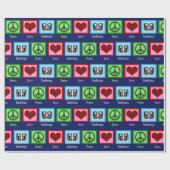 De Koele Radioloog van de Radiologie van de Liefde Cadeaupapier (Vlak)