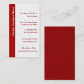 De koele Rode Visitekaartjes van de Makelaar in (Voorkant / Achterkant)