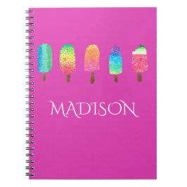 De koele School van de Douane van Ijslollys Hete Notitieboek