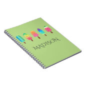 De koele School van de Douane van Ijslollys Notitieboek (Rechterzijde)