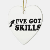 de koele scuba-uitrusting duikt design keramisch ornament (Links)