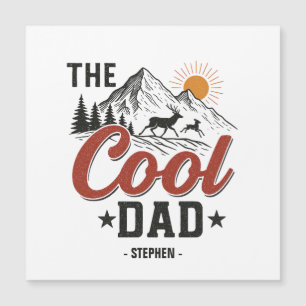 De koele vader - Rustic Mountain and Deer Design