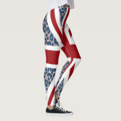 De koele Vlag van de Luipaard van Union Jack Leggings (Rechts)
