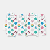 de koele volleybalpartij voor sportbeoefening bedankdoosjes (Uitgevouwen)