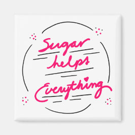 De koelkast Magnet Sugar helpt alles