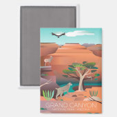 De koelkastmagneet van het Grand Canyon National P Magneet (Voorkant / Achterkant)
