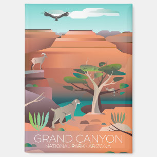 De koelkastmagneet van het Grand Canyon National P Magneet