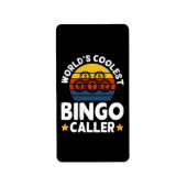 De koelste Bingo van de wereld Bezoeker Etiket (Voorkant)