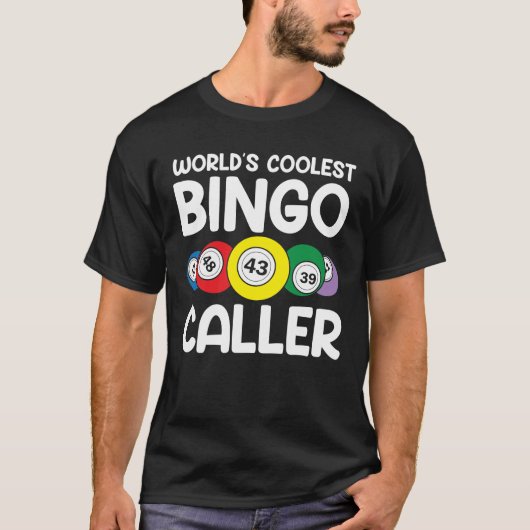 De koelste Bingo van de wereld Bezoeker T-shirt (Voorkant)