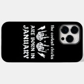 DE KOELSTE CHICKS WORDEN GEBOREN OP JANUARI Case-Mate iPhone CASE (Achterkant (horizontaal))