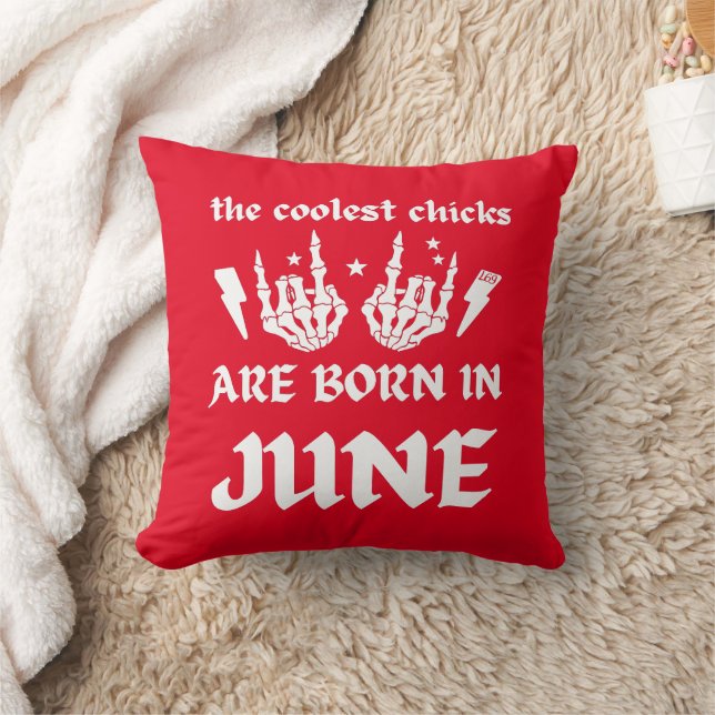 DE KOELSTE CHICKS WORDEN GEBOREN OP JUNI - verjaar Kussen (Deken)