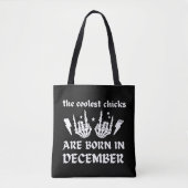 DE KOELSTE CHICKS WORDEN IN DECEMBER GENOMEN TOTE BAG (Voorkant)