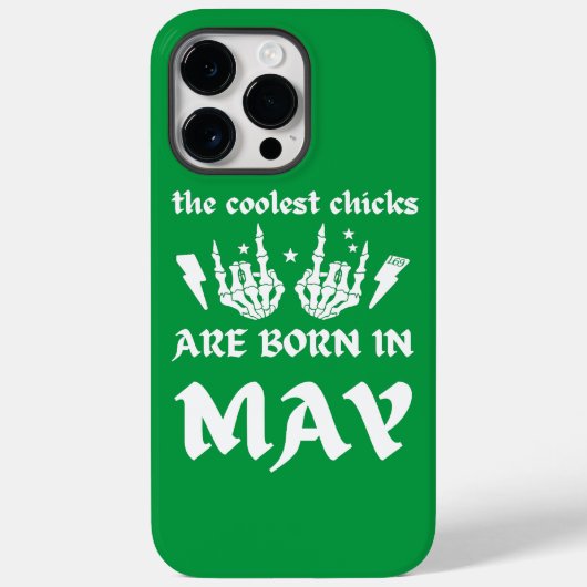 DE KOELSTE CHICKS WORDEN IN MEI - jarig GEBOREN Case-Mate iPhone Case (Achterkant)