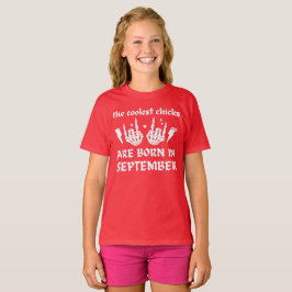 DE KOELSTE CHICKS ZIJN GEBOREN OP DE verjaardag VA T-shirt