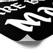 DE KOELSTE CHICKS ZIJN GEBOREN OP MAART - verjaard Poster (Hoek)