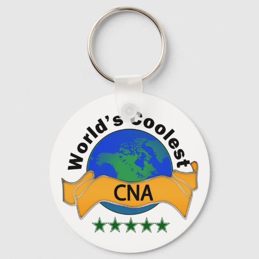 De koelste CNA ter wereld Sleutelhanger (Voorkant)