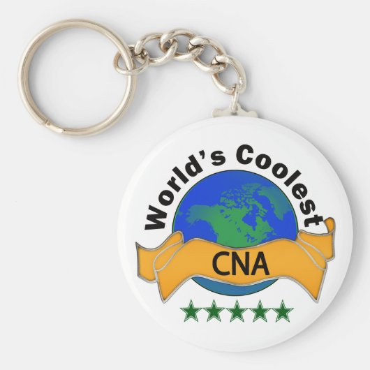 De koelste CNA ter wereld Sleutelhanger (Voorkant)