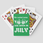 DE KOELSTE DRUIDEN WORDEN GEBOREN IN JULI POKERKAARTEN (Achterkant)