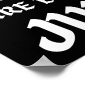 DE KOELSTE DRUIDEN WORDEN GEBOREN OP JUNI - verjaa Poster (Hoek)