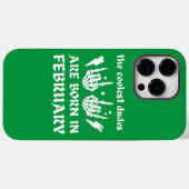 DE KOELSTE DUDES ZIJN GEBOREN OP FEBRUARI Case-Mate iPhone CASE (Achterkant (horizontaal))