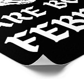 DE KOELSTE DUDES ZIJN GEBOREN OP FEBRUARI POSTER (Hoek)