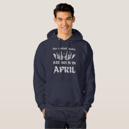 DE KOELSTE DUIDEN WORDEN GEBOREN OP APRIL - verjaa Hoodie