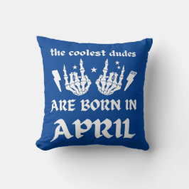 DE KOELSTE DUIDEN WORDEN GEBOREN OP APRIL - verjaa Kussen