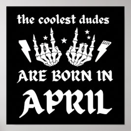 DE KOELSTE DUIDEN WORDEN GEBOREN OP APRIL - verjaa Poster