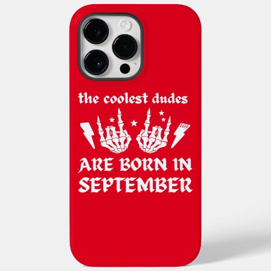 DE KOELSTE DUIDEN ZIJN GEBOREN IN SEPTEMBER Case-Mate iPhone CASE (Achterkant)