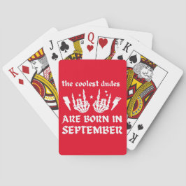 DE KOELSTE DUIDEN ZIJN GEBOREN IN SEPTEMBER POKERKAARTEN