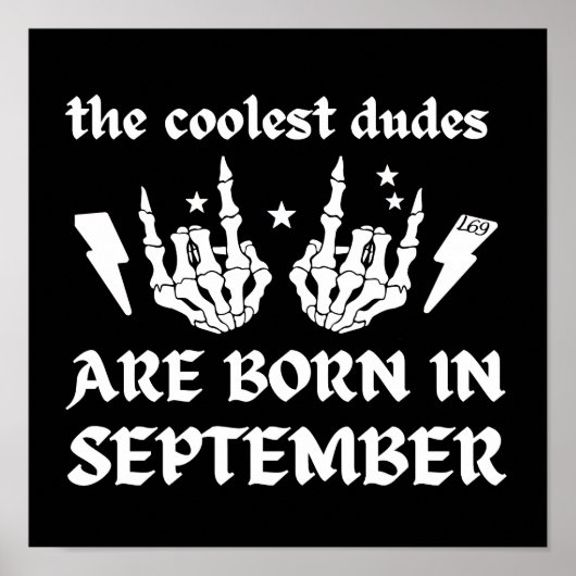 DE KOELSTE DUIDEN ZIJN GEBOREN IN SEPTEMBER POSTER (Voorkant)