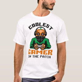 De koelste gamer in de pleister van de halloween G T-shirt