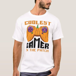 De koelste gamer in de pleister van de halloween G T-shirt