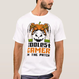 De koelste gamer in de pleister van de halloween G T-shirt
