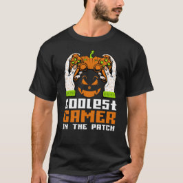 De koelste gamer in de pleister van de halloween G T-shirt