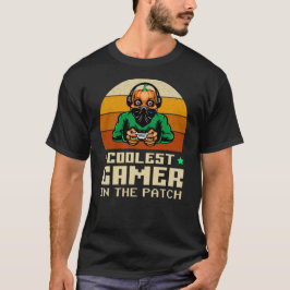 De koelste gamer in de pleister van de halloween G T-shirt