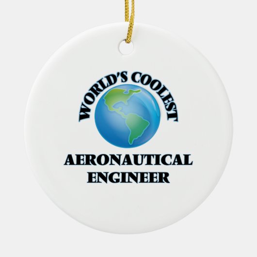 DE KOELSTE KERONAUTISCHE E-NGINEER VAN ORLD KERAMISCH ORNAMENT (Voorkant)