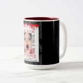 De koelste koffie-Mok Tweekleurige Koffiemok (Voorkant rechts)