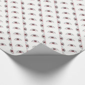 De koelste meisjes rondom de ijskap cadeaupapier (Hoek)