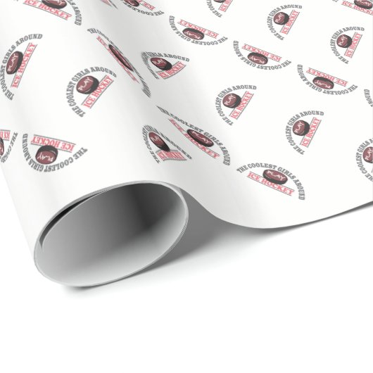 De koelste meisjes rondom de ijskap cadeaupapier (Rol Hoek)