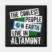 De koelste mensen op aarde leven in Altamont Magneet (Voorkant)