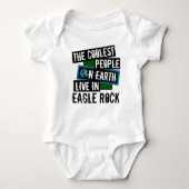 De koelste mensen op aarde leven in Eagle Rock Romper (Voorkant)