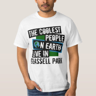 De koelste mensen op aarde leven in het Glassell P T-shirt