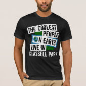 De koelste mensen op aarde leven in het Glassell P T-shirt (Voorkant)