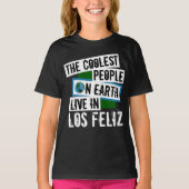 De koelste mensen op aarde leven in Los Feliz T-shirt (Voorkant)