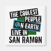 De koelste mensen op aarde leven in San Ramon Magneet (Voorkant)