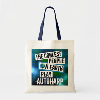 De koelste mensen op aarde spelen Autoharp Tote Bag