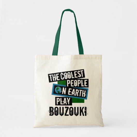 De koelste mensen op aarde spelen Bouzouki Tote Bag (Voorkant)